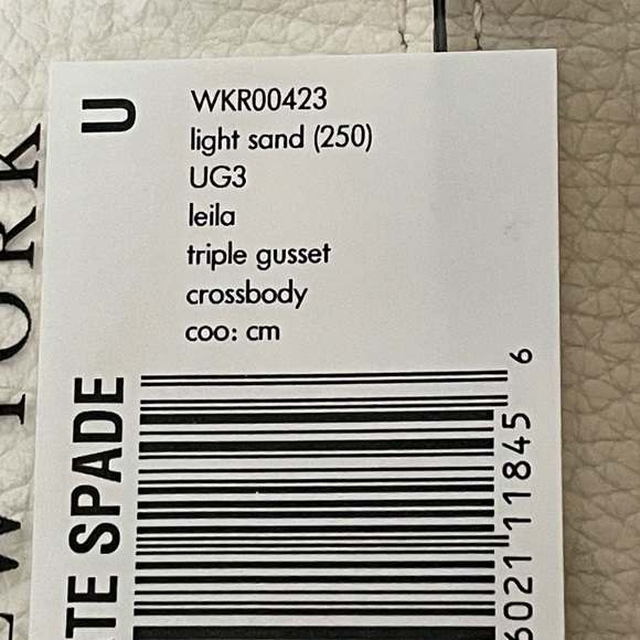 NWT Kate Spade Leila Triple Gusset Crossbody bag - Picture 9 of 12